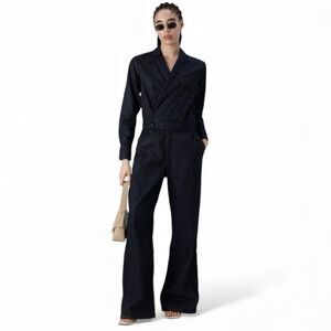 G-STAR Tailored Wrap Coated Denim Jumpsuit -Worn In Adrift Cobler Small NWT